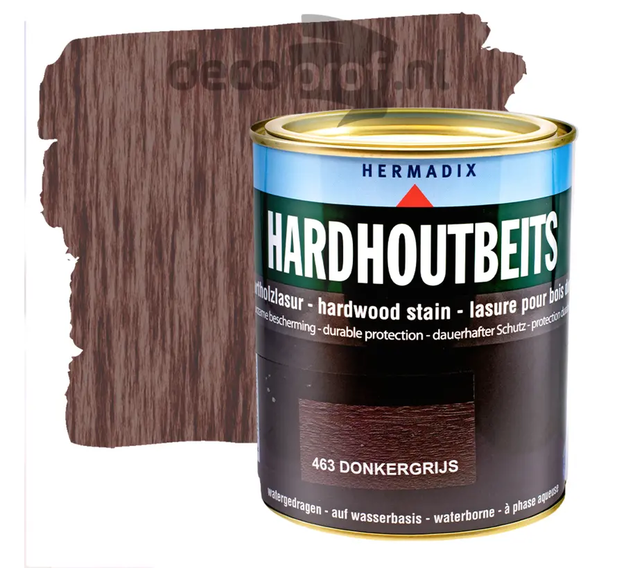 Hermadix Hardhoutbeits Donkergrijs - 750 ML