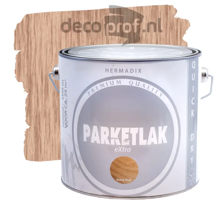 Hermadix Parketlak Extra Mat - 2,5 LTR