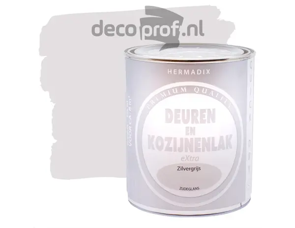 Hermadix Deuren&Kozijnenlak Extra Zijdeglans Zilvergrijs