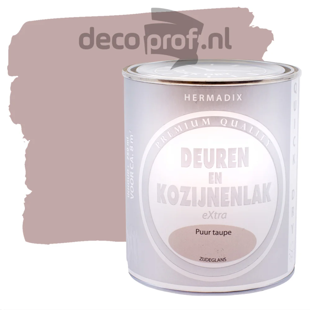 Deuren&Kozijnenlak Extra Zijdeglans Puur Taupe | 750 ML