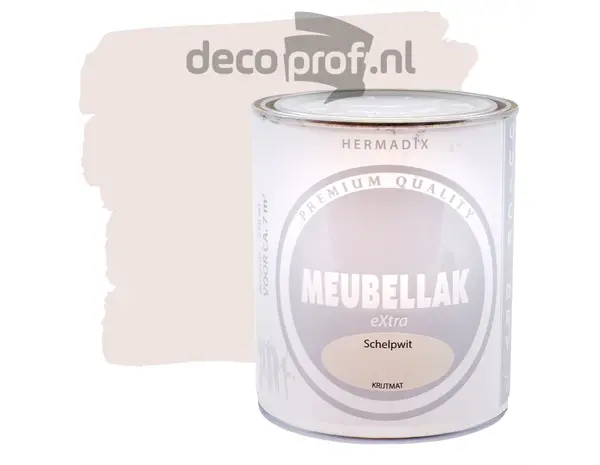 Hermadix Meubellak Extra Krijtmat Schelpwit Hermadix Meubellak Extra Krijtmat Schelpwit