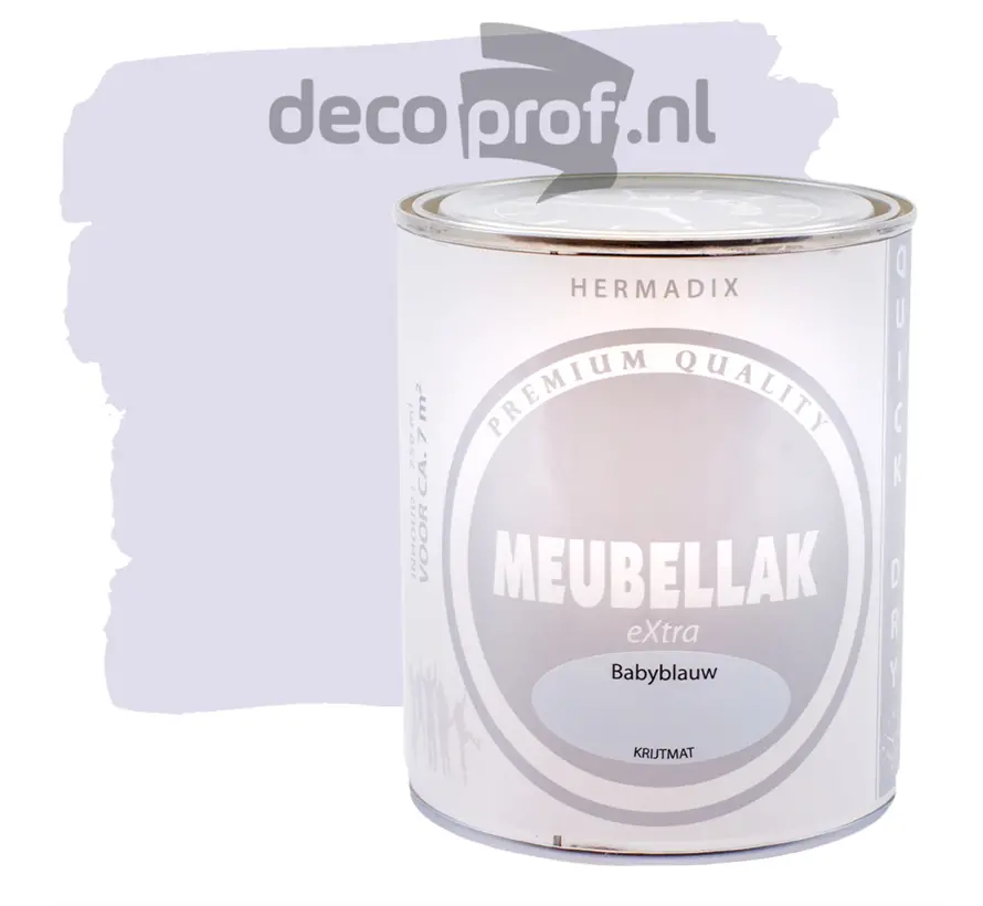 Hermadix Meubellak Extra Krijtmat Baby Blauw - 750 ML