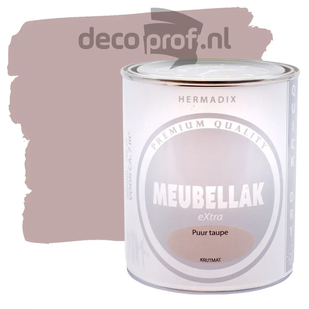 Hermadix Meubellak Extra Krijtmat Puur Taupe Hermadix Meubellak Extra Krijtmat Puur Taupe