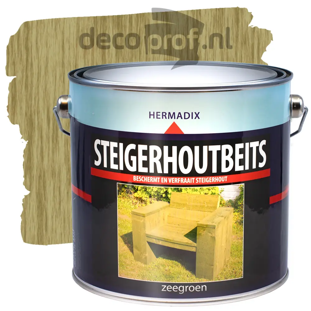 Hermadix Steigerhoutbeits Zeegroen Hermadix Steigerhoutbeits Zeegroen