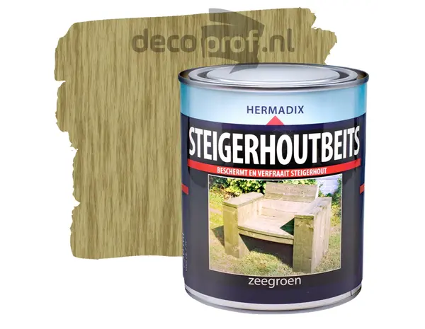 Hermadix Steigerhoutbeits Zeegroen Hermadix Steigerhoutbeits Zeegroen
