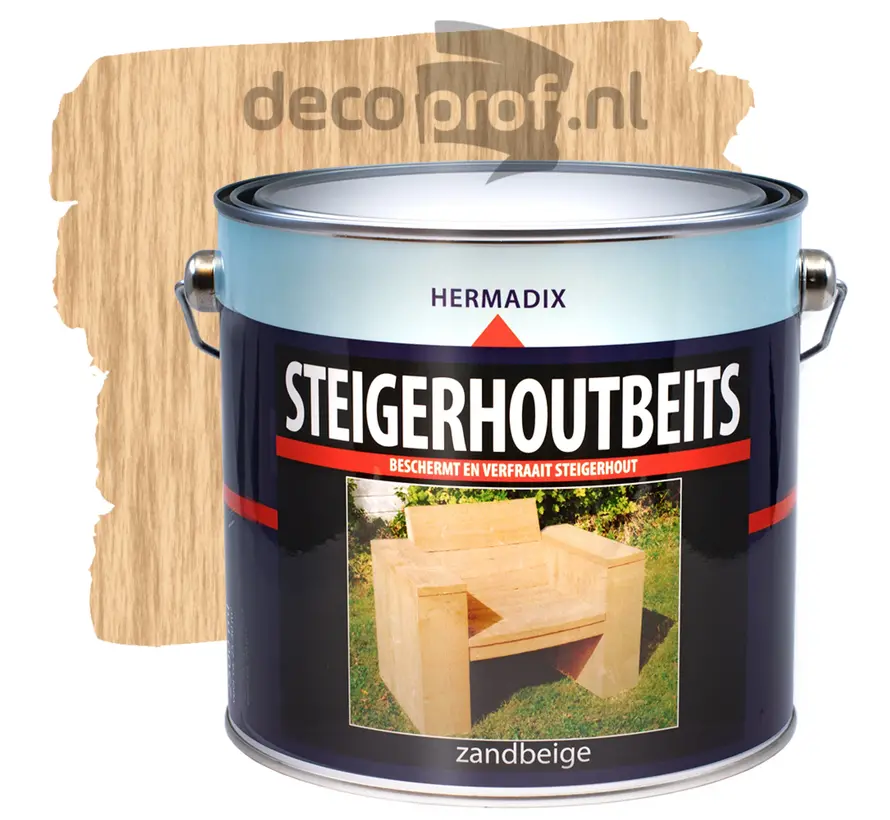 Hermadix Steigerhoutbeits Zandbeige - 750 ML