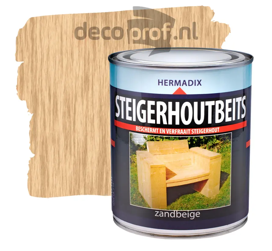 Hermadix Steigerhoutbeits Zandbeige - 750 ML