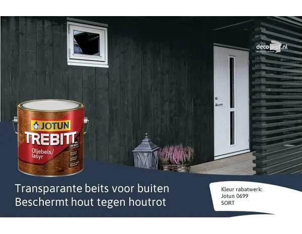 Jotun Trebitt Oljebeis | Zijdeglans Impregnerende Beits Jotun Trebitt Oljebeis | Zijdeglans Impregnerende Beits