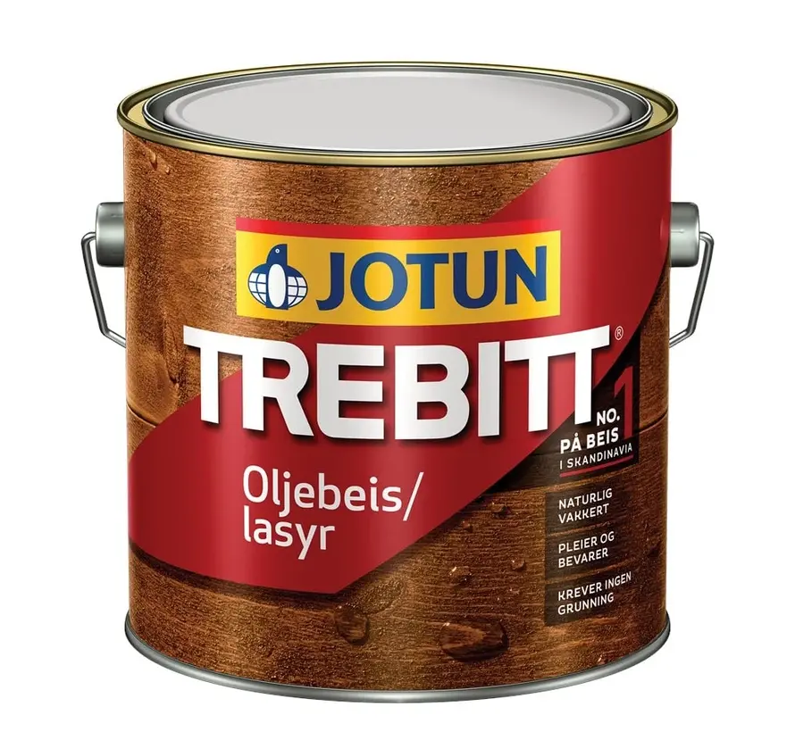 Jotun Trebitt Oljebeis | Zijdeglans Impregnerende Beits - 750 ML 