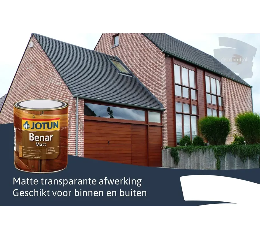 Jotun Benar Mat | Transparant Binnen & Buiten - 750 ML 