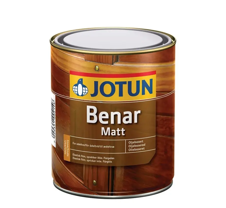 Jotun Benar Mat | Transparant Binnen & Buiten - 750 ML 