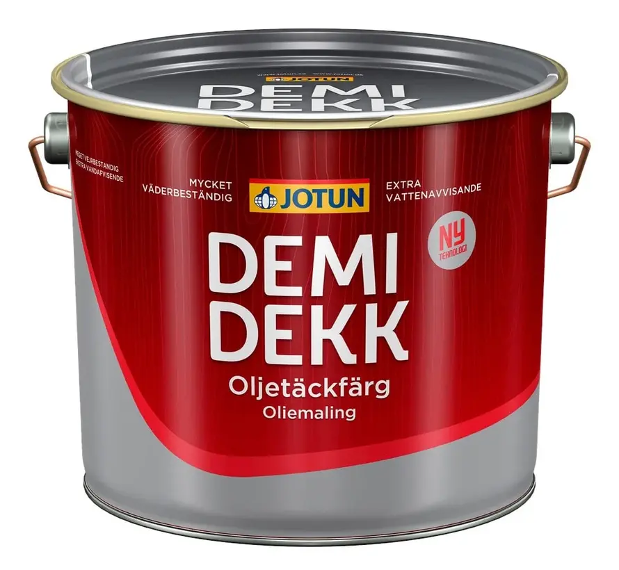 Jotun Demidekk Ultimate Oljetackfarg | Dekkende Buitenbeits - 3 LTR 