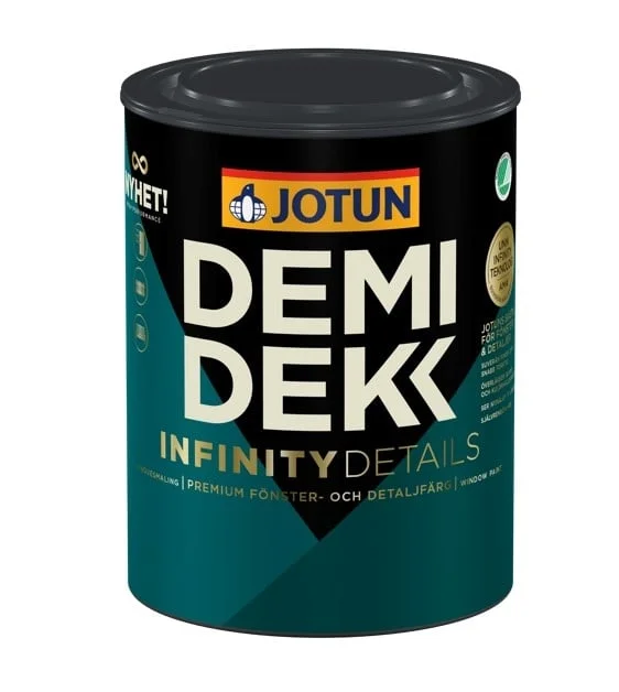 Demidekk Infinity Details | Houtverf Buiten | 750 ML | Wit
