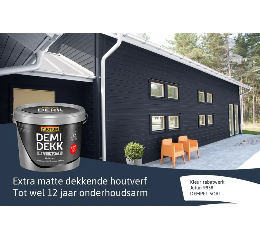 Jotun Demidekk Ultimate Helmatt | Dekkende Houtverf Buiten - 750 ML 