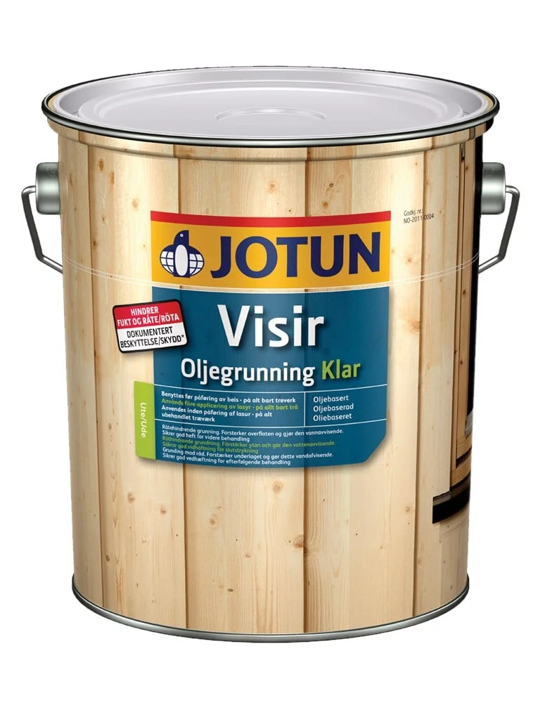 Visir Oljegrunning | Houtprimer Buiten | 2,7 LTR | Kleurloos