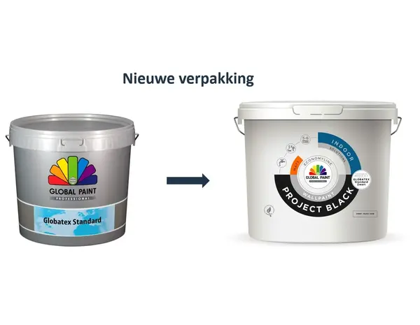 Global Paint Project Black | Matte Muurverf Global Paint Project Black | Matte Muurverf