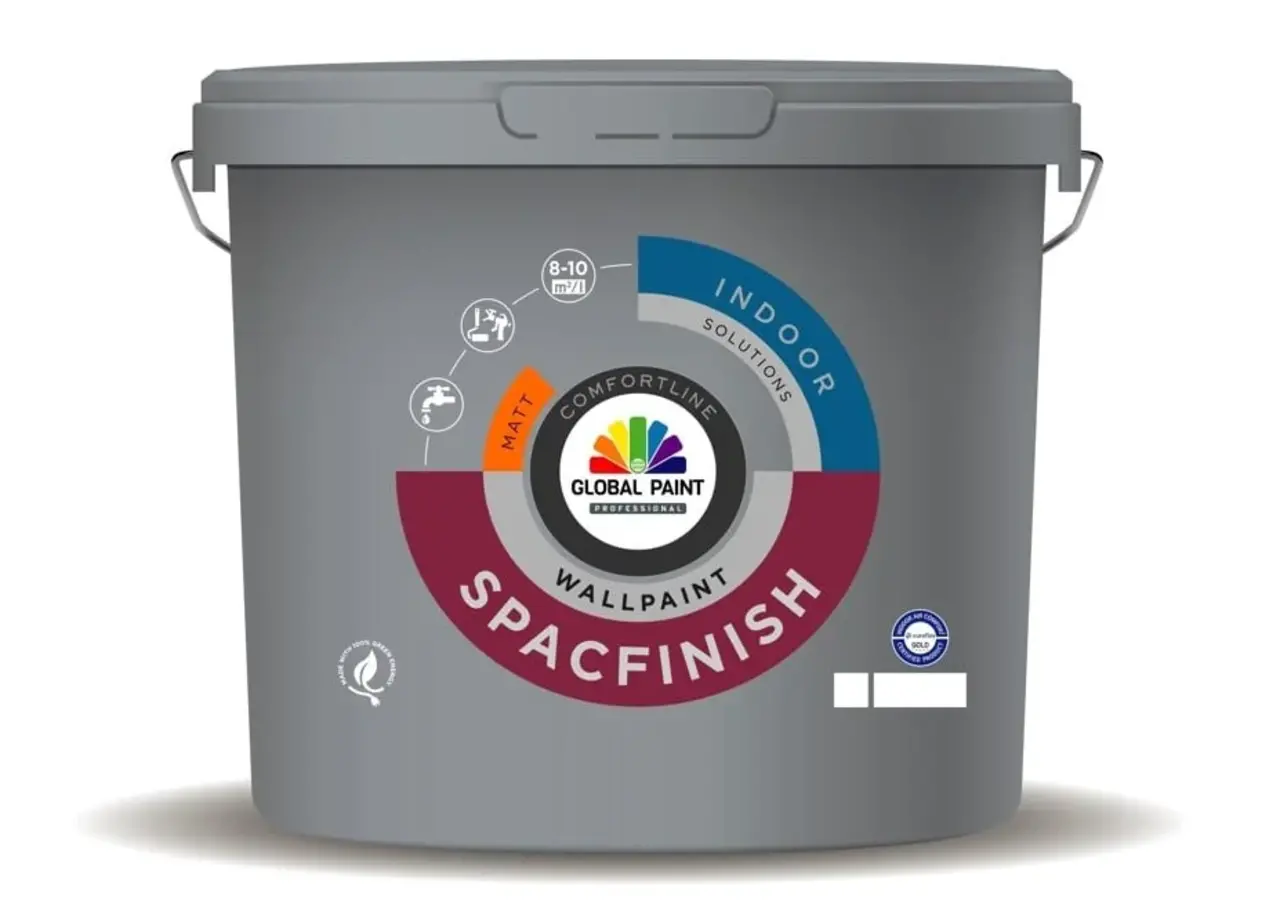 Global Paint Spacfinish | Matte Muurverf en Plafondverf Global Paint Spacfinish | Matte Muurverf en Plafondverf