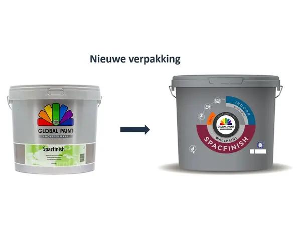 Global Paint Spacfinish | Matte Muurverf en Plafondverf Global Paint Spacfinish | Matte Muurverf en Plafondverf