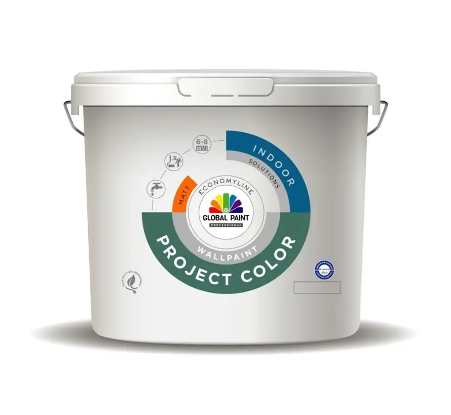 Global Paint Project Color | Matte Muurverf - 2,5 LTR 