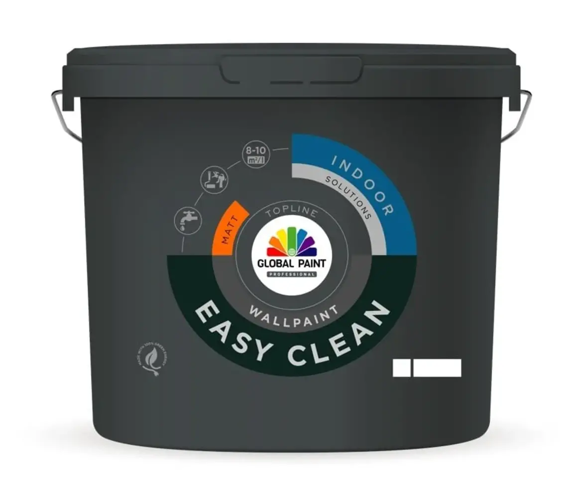 Global Paint Easy Clean Wallpaint | Reinigbare Matte Muurverf Global Paint Easy Clean Wallpaint | Reinigbare Matte Muurverf
