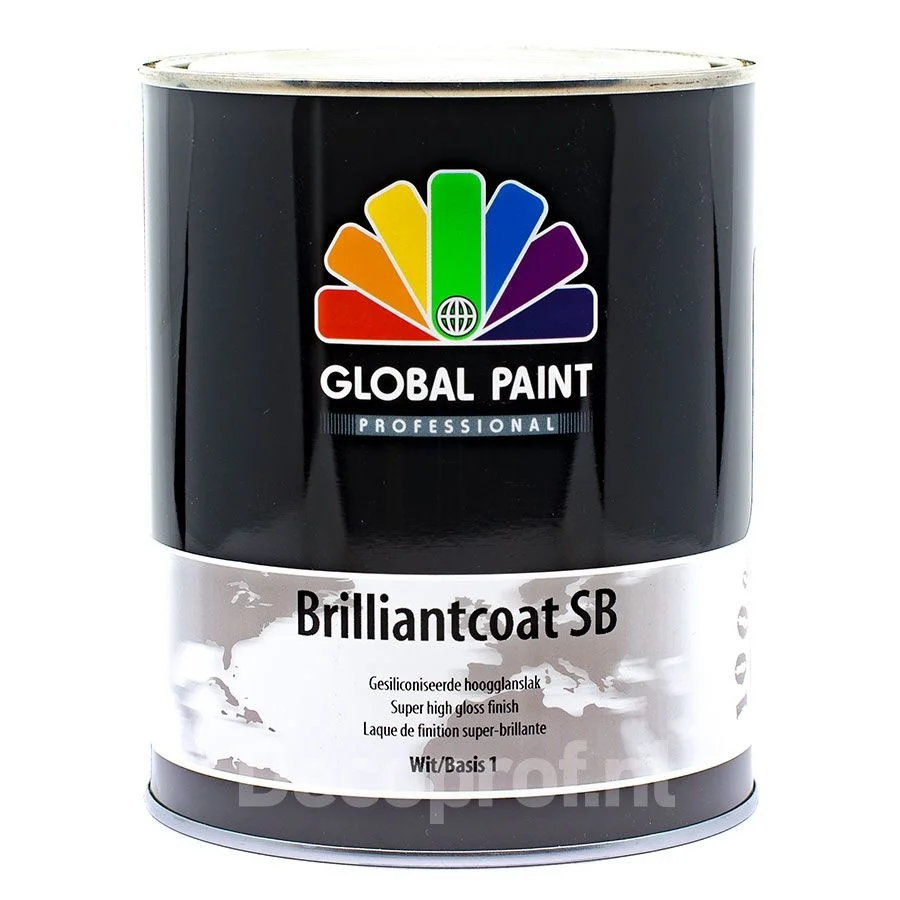 Brilliantcoat SB | Hoogglans Buitenlak | 1 LTR | Wit