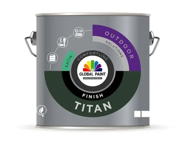 Global Paint Titan Finish Satin | Zijdeglans Lakverf Buiten Global Paint Titan Finish Satin | Zijdeglans Lakverf Buiten