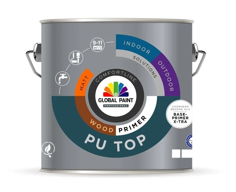 PU Top Woodprimer | Grondverf Binnen & Buiten | 500 ML | Wit