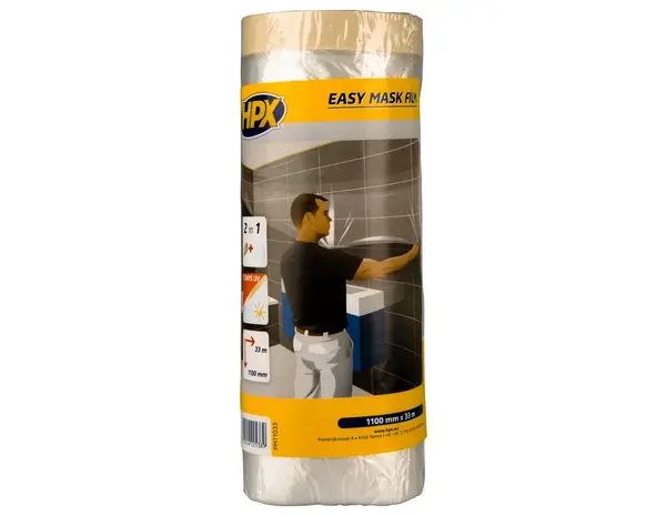HPX Tapes Easy Mask Film Crepepapier 33 mtr