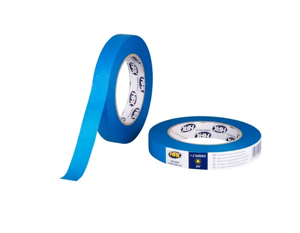 HPX Tapes Masking Tape UV Blauw 50 mtr HPX Tapes Masking Tape UV Blauw 50 mtr