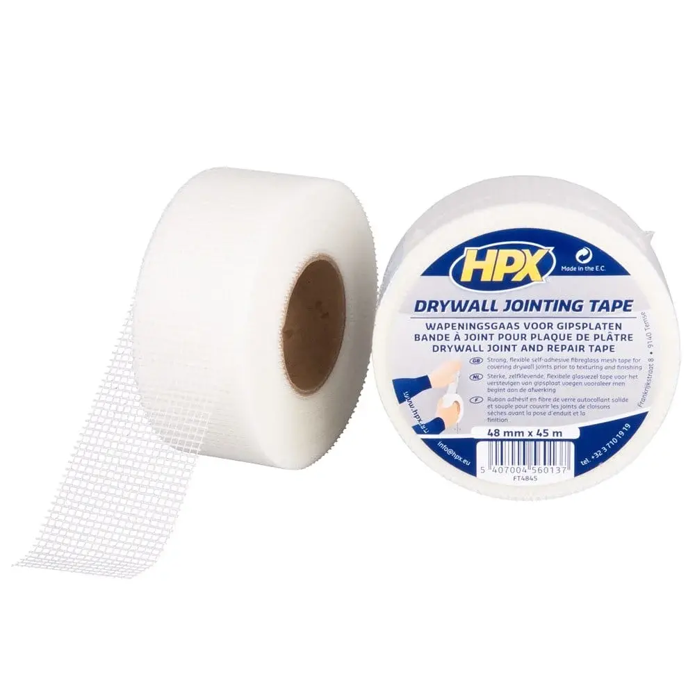 HPX Tapes Wapeningsgaas Voor Gipsplaten 45 mtr HPX Tapes Wapeningsgaas Voor Gipsplaten 45 mtr