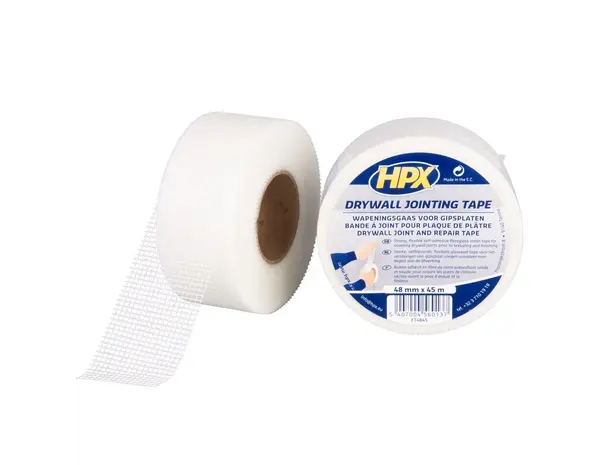 HPX Tapes Wapeningsgaas Voor Gipsplaten 45 mtr HPX Tapes Wapeningsgaas Voor Gipsplaten 45 mtr