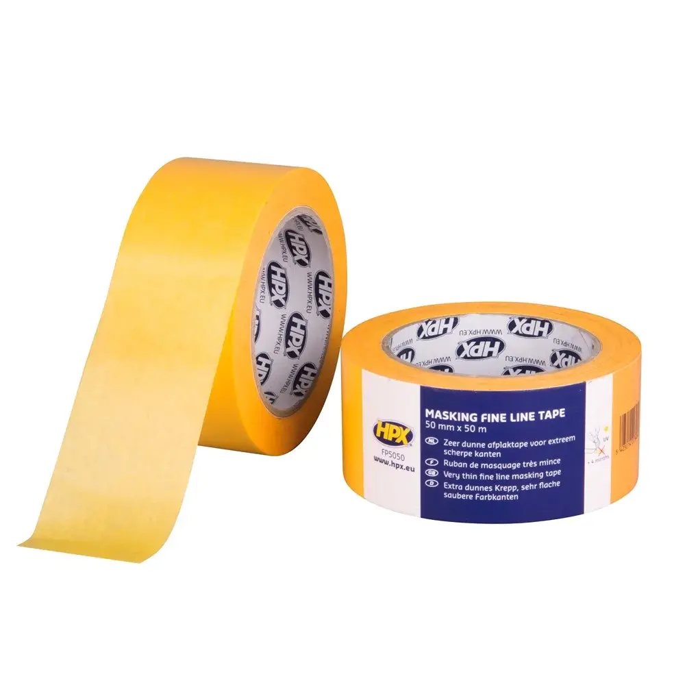 HPX Tapes Masking Tape 4400 Oranje 50 mtr HPX Tapes Masking Tape 4400 Oranje 50 mtr