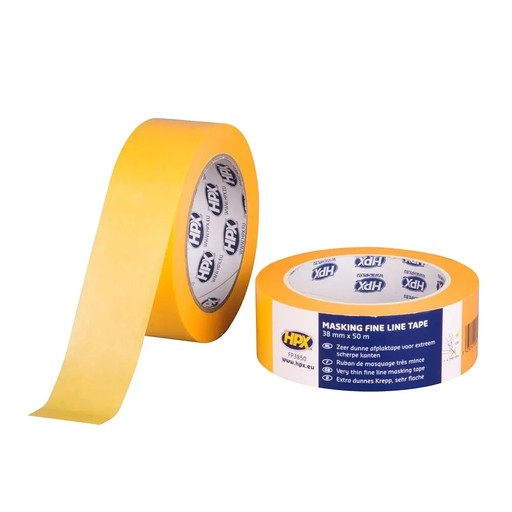 HPX Tapes Masking Tape 4400 Oranje 50 mtr HPX Tapes Masking Tape 4400 Oranje 50 mtr