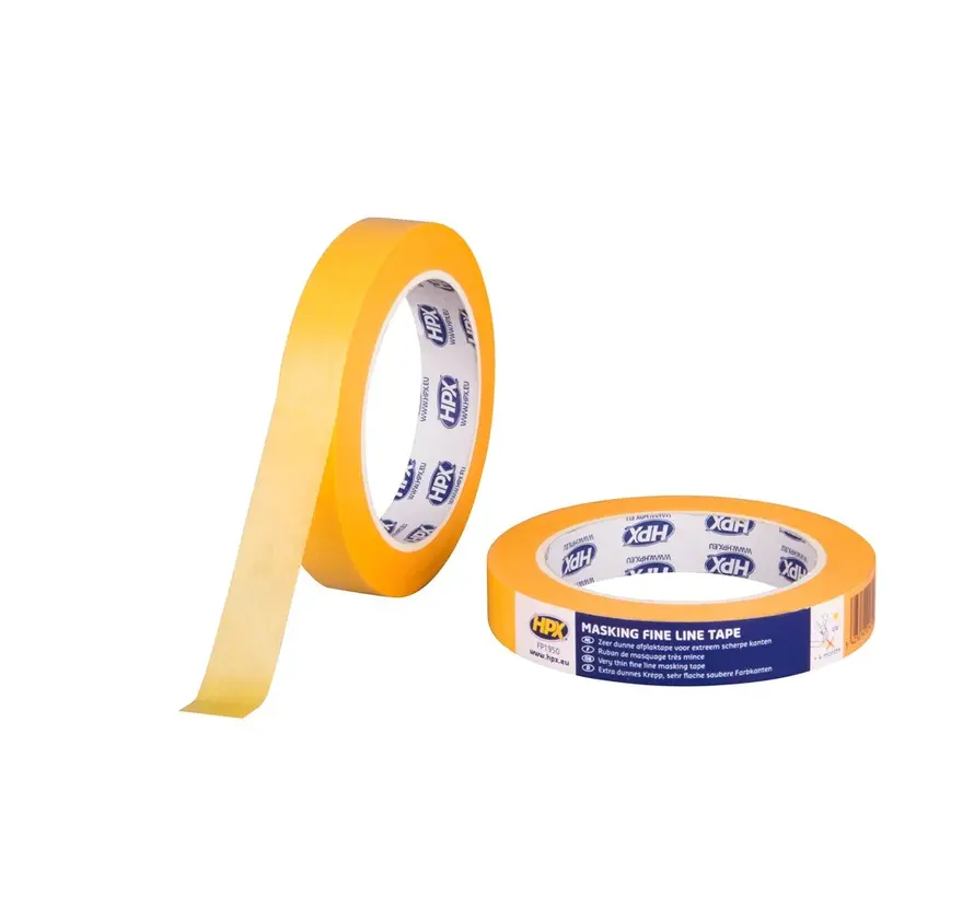 HPX Tapes Masking Tape 4400 Oranje 50 mtr - Per Stuk 