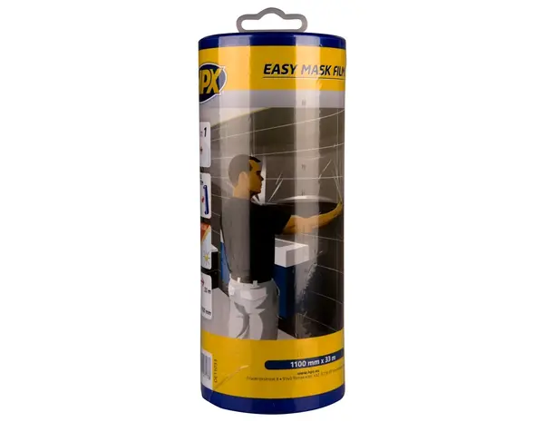 HPX Tapes Easy Mask Film Crepepapier + Dispenser 33 mtr
