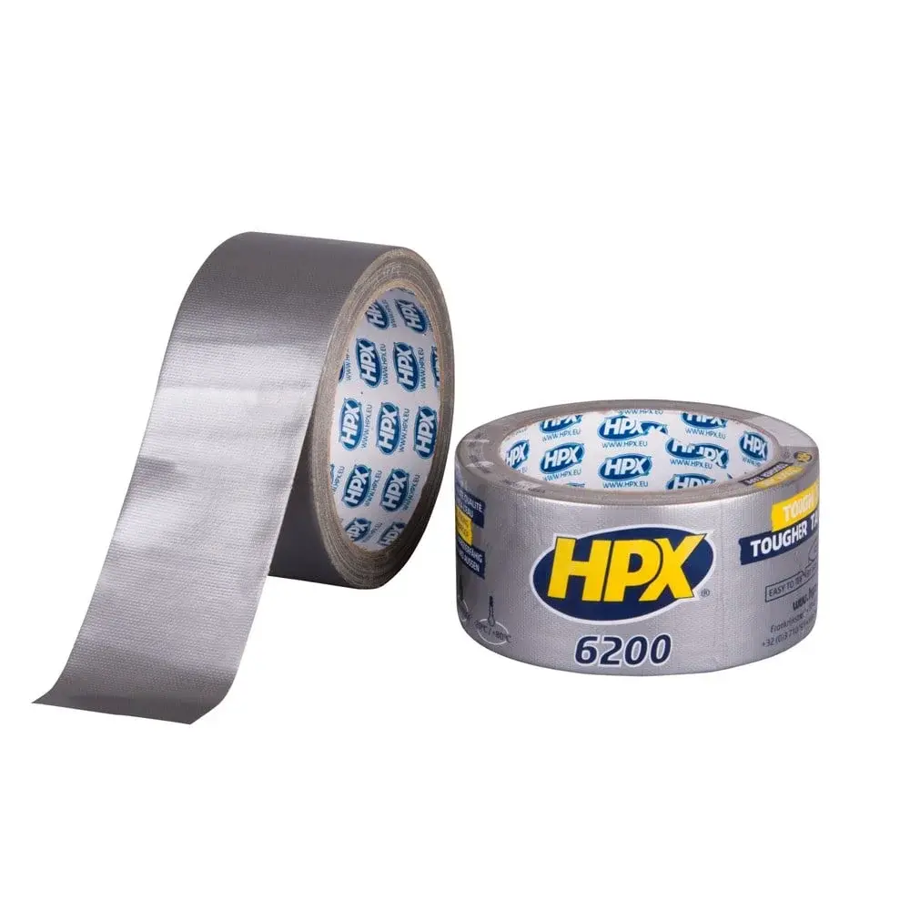 HPX Tapes Pantsertape Zilver 10 mtr HPX Tapes Pantsertape Zilver 10 mtr