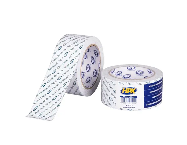 HPX Tapes Schoonverwijderbare PVC Tape 33 mtr HPX Tapes Schoonverwijderbare PVC Tape 33 mtr