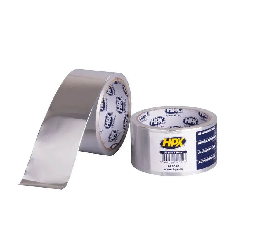 HPX Tapes Aluminium Tape 10 mtr - Per Stuk 