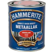 Hammerite Metaallak Hoogglans Rood S040