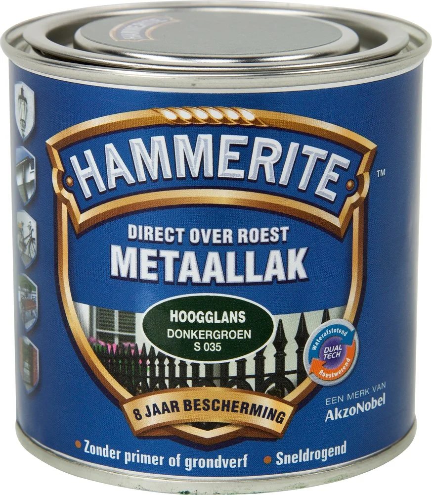 Metaallak Hoogglans Donkergroen | 750 ML