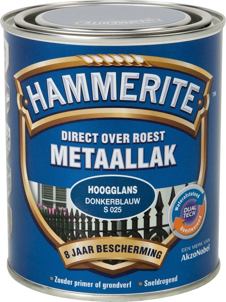 Metaallak Hoogglans Donkerblauw S025 | 750 ML