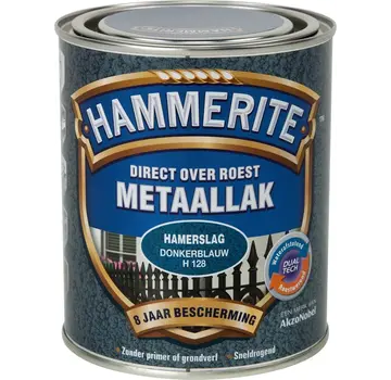 Hammerite Metaallak Hamerslag Donkerblauw H128