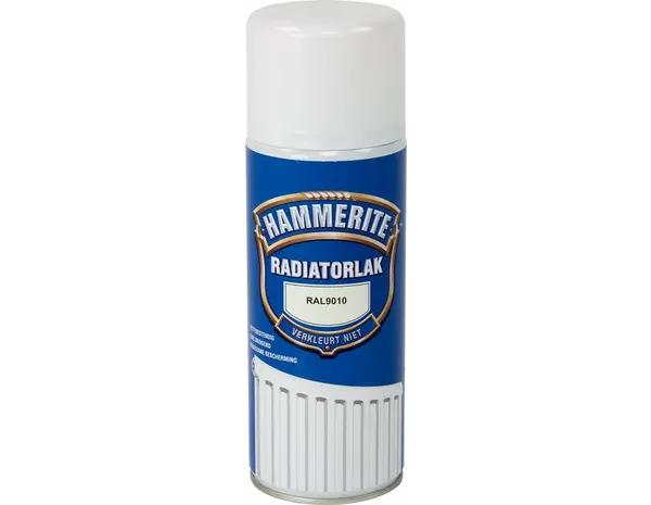 Hammerite Radiatorlak RAL9010 Spuitbus Hammerite Radiatorlak RAL9010 Spuitbus