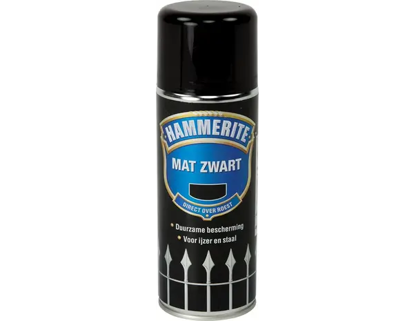 Hammerite Mat Zwart Spuitbus Hammerite Mat Zwart Spuitbus