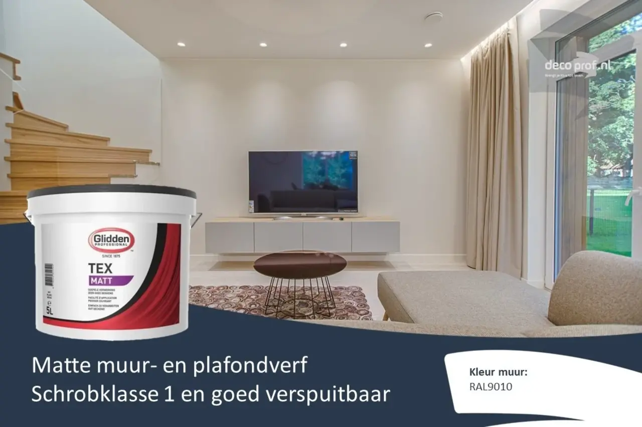 Glidden Tex Matt | Matte Muurverf en Plafondverf Glidden Tex Matt | Matte Muurverf en Plafondverf