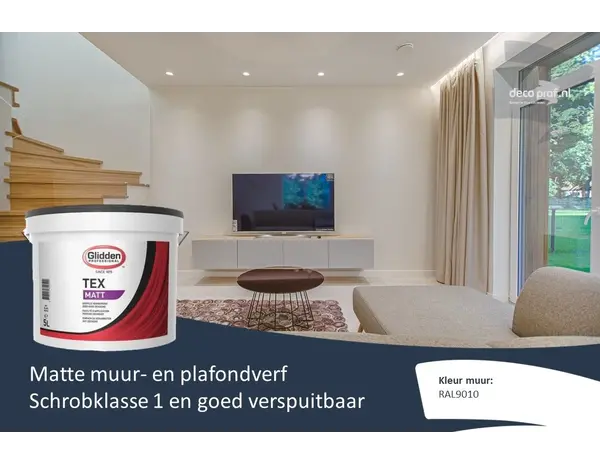 Glidden Tex Matt | Matte Muurverf en Plafondverf Glidden Tex Matt | Matte Muurverf en Plafondverf