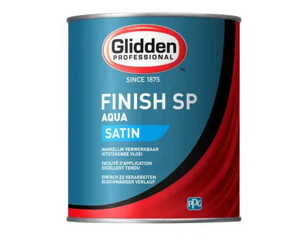 Glidden Aqua Finish Satin SP | Zijdeglans Lakverf Binnen & Buiten Glidden Aqua Finish Satin SP | Zijdeglans Lakverf Binnen & Buiten