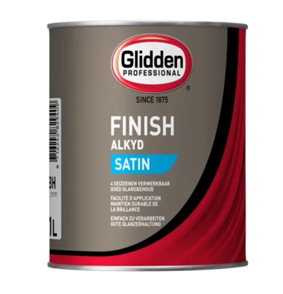 Glidden Alkyd Finish Satin | Zijdeglans Lakverf Buiten Glidden Alkyd Finish Satin | Zijdeglans Lakverf Buiten