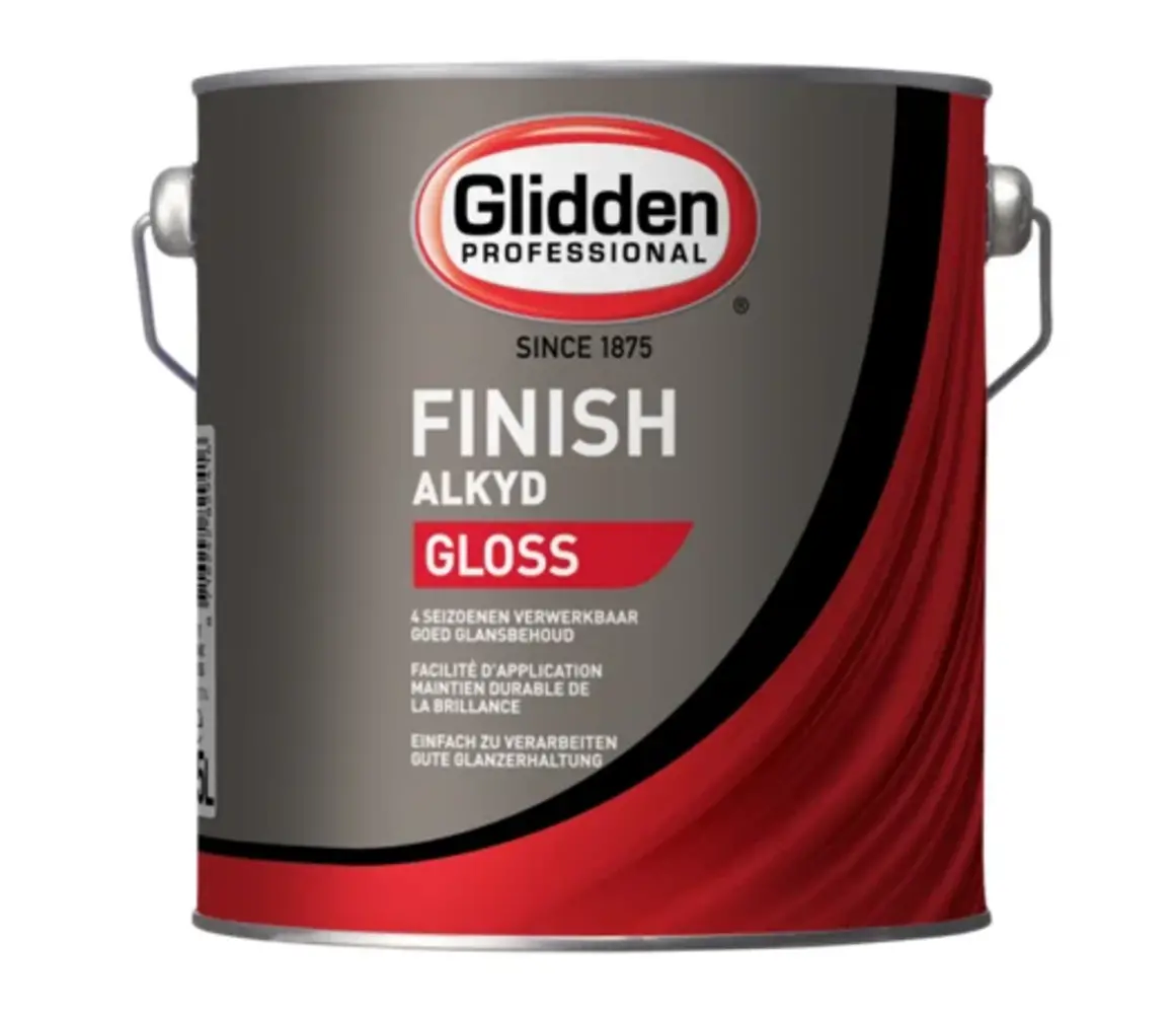 Glidden Alkyd Finish Gloss | Hoogglans Lakverf Buiten Glidden Alkyd Finish Gloss | Hoogglans Lakverf Buiten