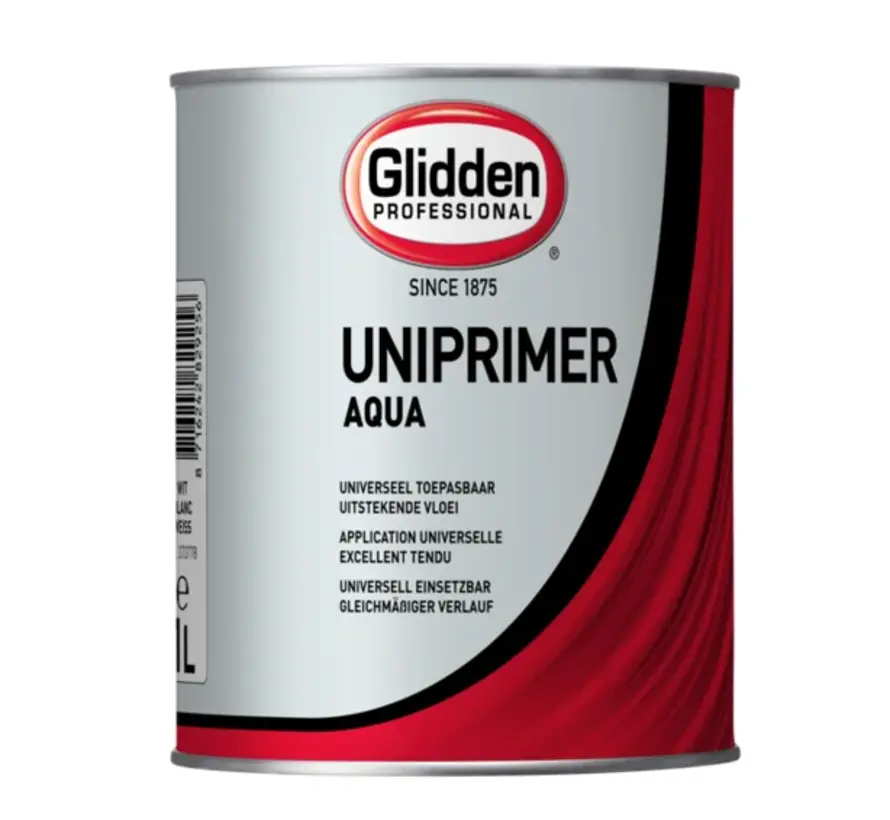 Glidden Aqua Uniprimer | Grondverf Binnen & Buiten - 1 LTR 